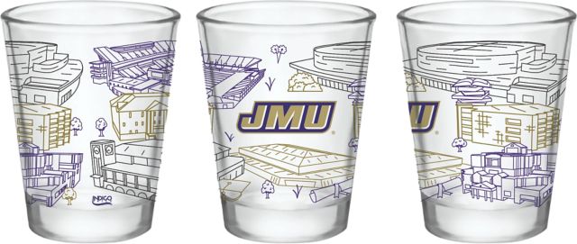 James Madison University 2 oz. Collector's Glass