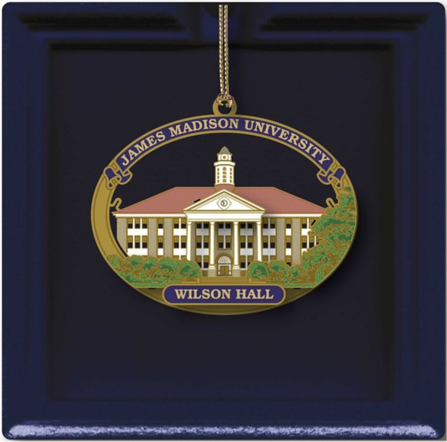 James Madison University Brass Ornament