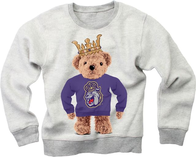 James Madison University Toddler Boy's Teddy Crewneck