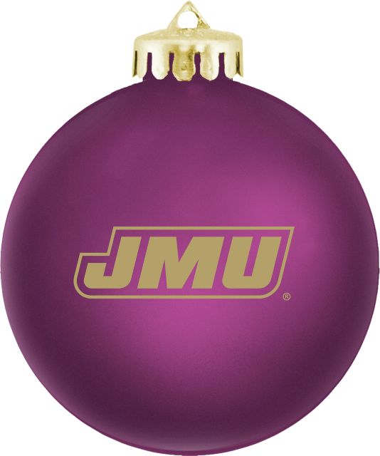 James Madison University Shatterproof Round Ornament