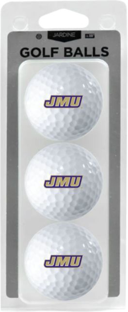 James Madison University 3 Pack Golf Balls