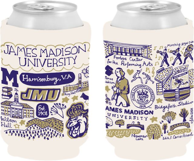 James Madison University Julia Gash Can Coozie