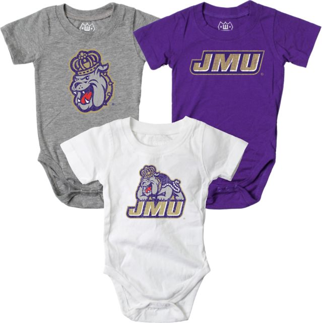 James Madison University Infant Bodysuit 3-Pack