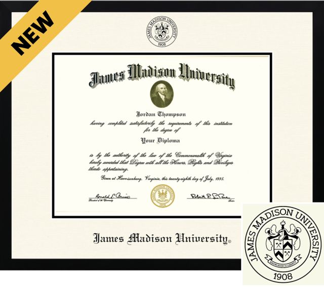 James Madison University ICON Gotham Diploma Frame