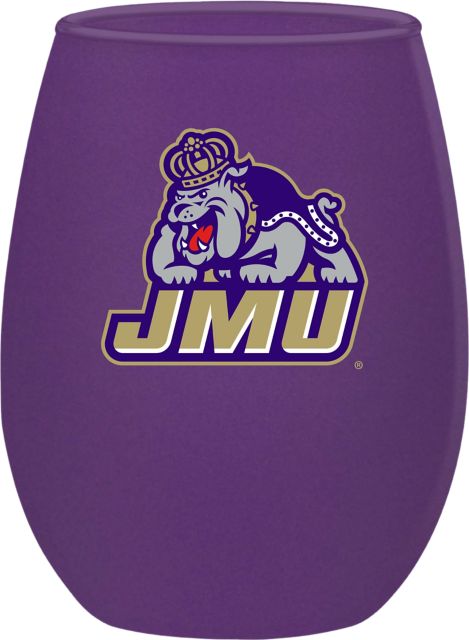 James Madison University Wine Glass