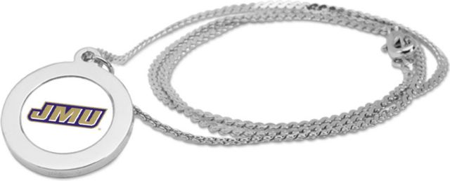 CSI Silver Pendant Necklace With Colored Medallian - ONLINE ONLY