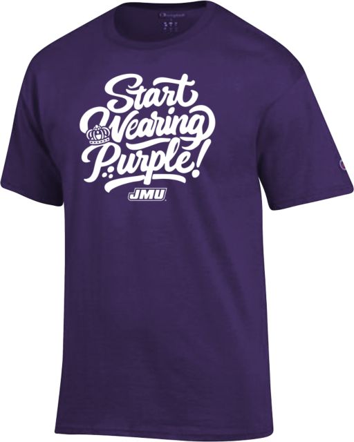James Madison University  Start Wearing Purple Short Sleeve T-Shirt