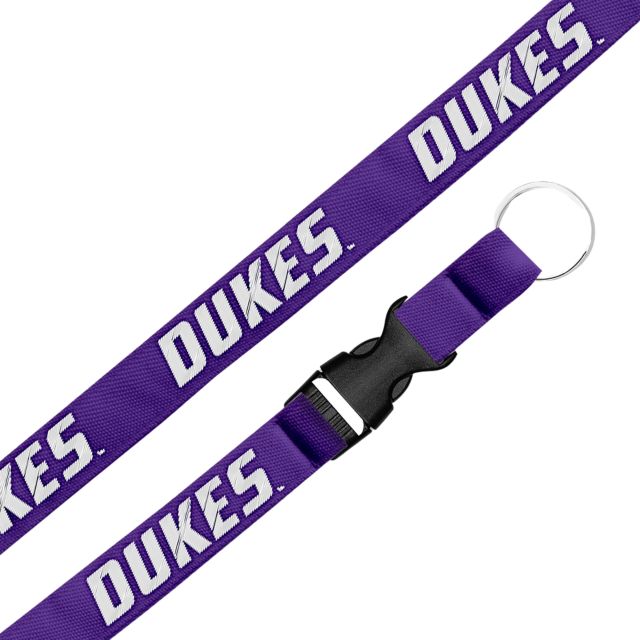 James Madison University Dukes 3/4'' Woven Lanyard