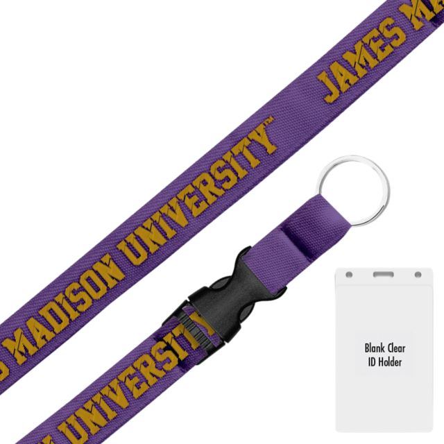 James Madison University 3-4'' Lanyard