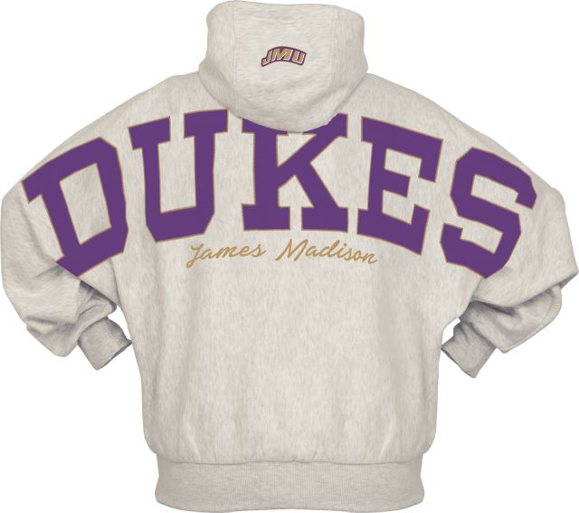James Madison University Dukes Women's Oversized Hooded Sweatshirt