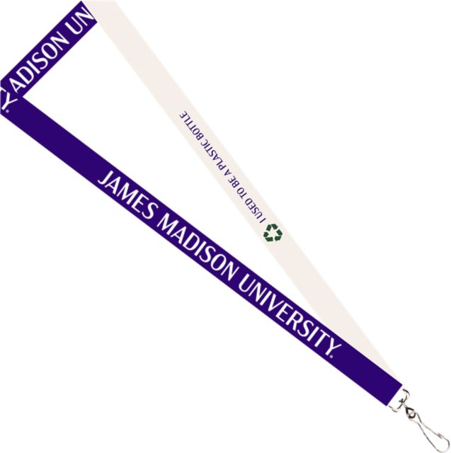 James Madison University Recycled Lanyard