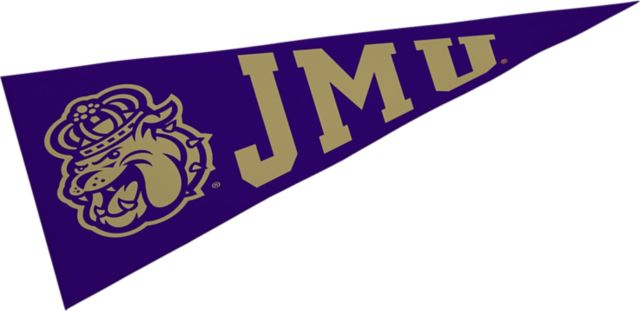 James Madison University Dukes Mini Magnet Pennant: James Madison