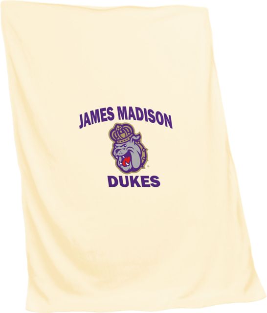 James Madison University 84x54 Dukes Sweatshirt Blanket
