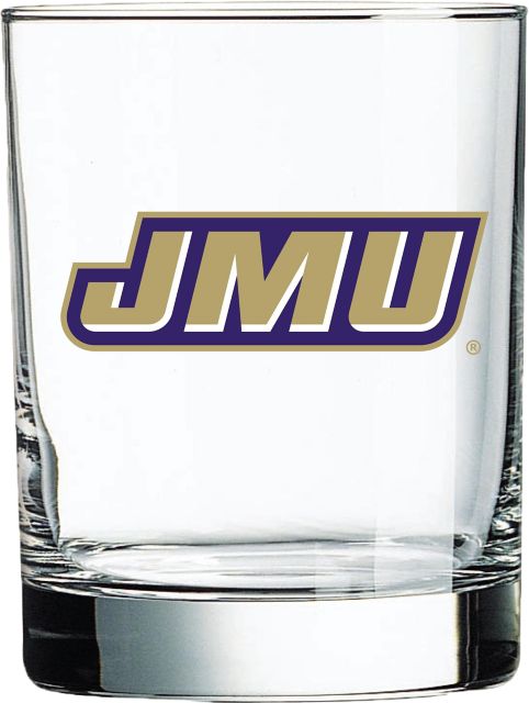 James Madison University Double Old Fashioned 14 oz. Glass