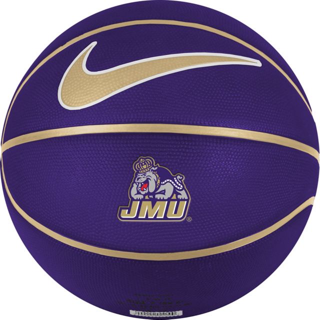 James Madison University Full Size Rubber Basketball