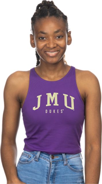 James Madison University Women's Dukes Cropped Tank Top