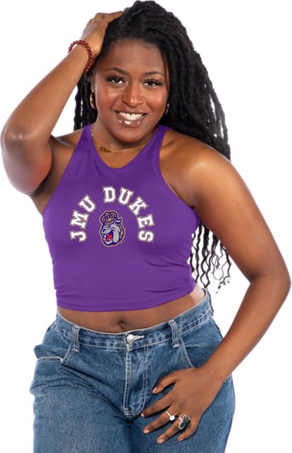James Madison University Women's Cropped Tank Top