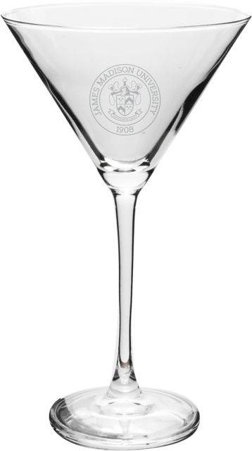 James Madison University 10 oz. Martini Glass