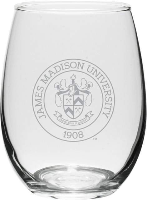 James Madison University 15 oz. Wine Glass