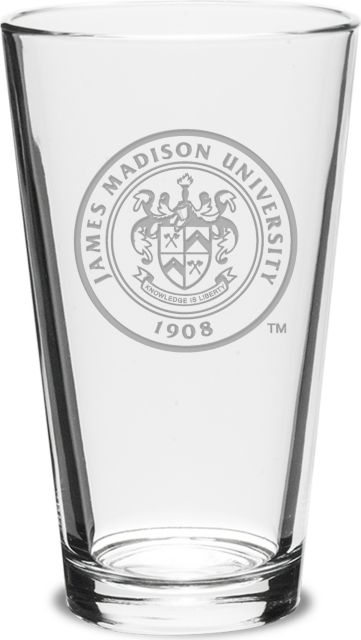 James Madison University 16 oz. Mixing Glass