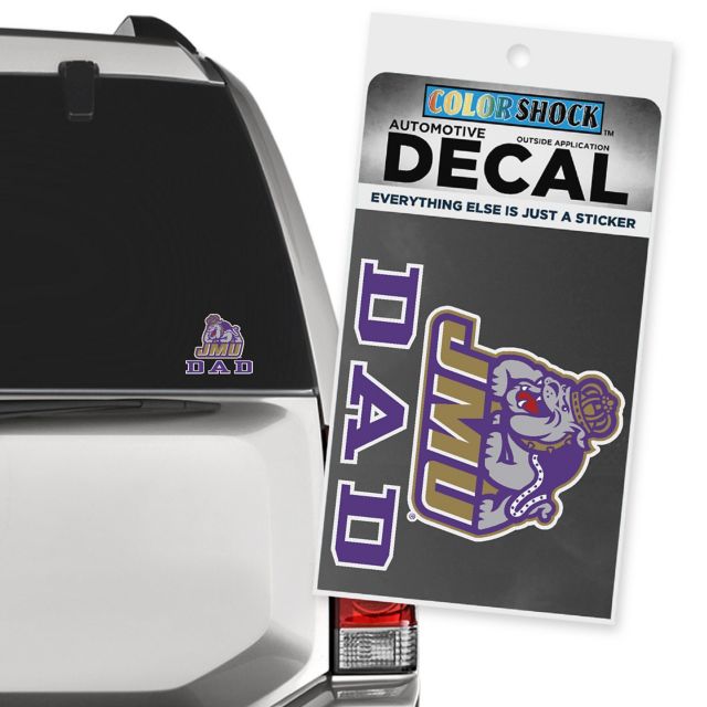 James Madison University Dukes Dad Decal