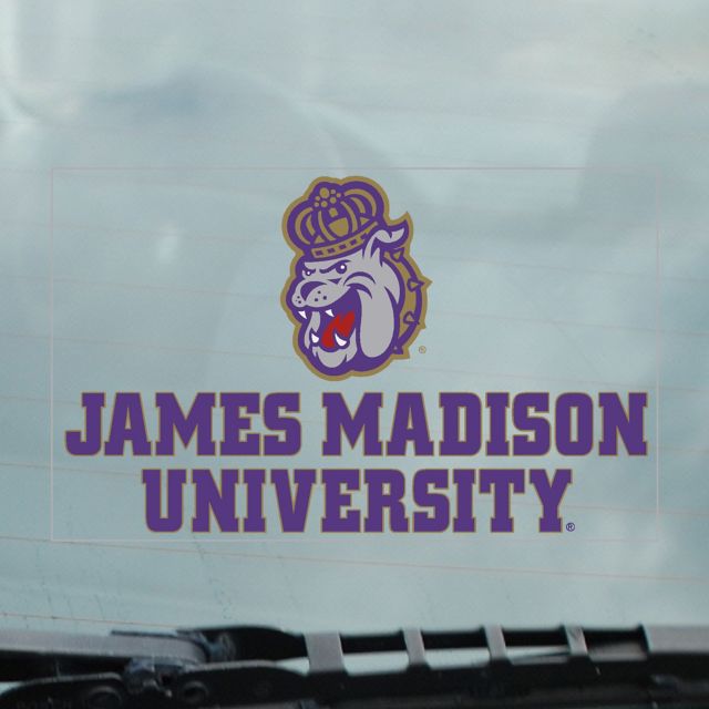 James Madison University Dukes Cling Decal