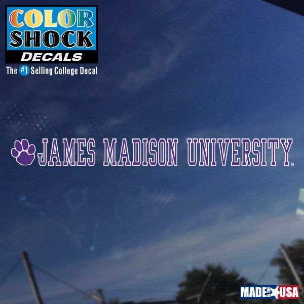 James Madison University Strip Decal