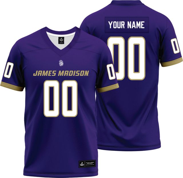 James Madison University Football Player Name Replica Jersey