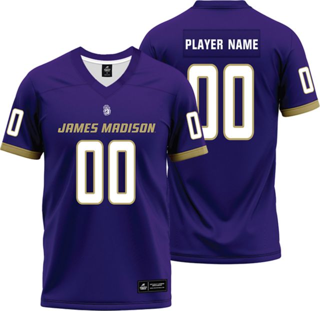 James Madison University Football Player Name Replica Jersey