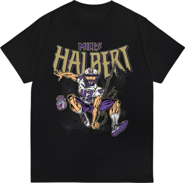 James Madison University Marvel Super Hero Day Short Sleeve T-Shirt Miles Halbert
