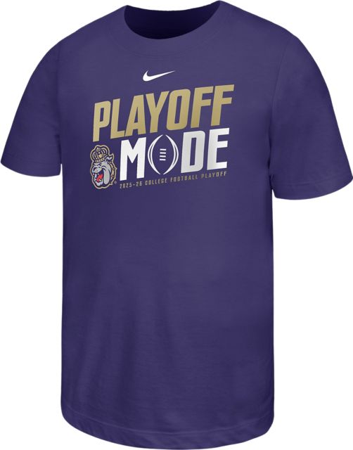 James Madison University Dukes Football 2025 College Football Playoffs Youth Short Sleeve T-Shirt