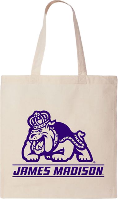 James Madison University 15 x 16 Canvas Tote Bag