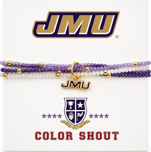 James Madison University Gemstone Bracelet Set