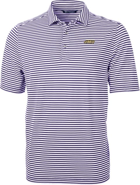 James Madison University Striped Eco Polo