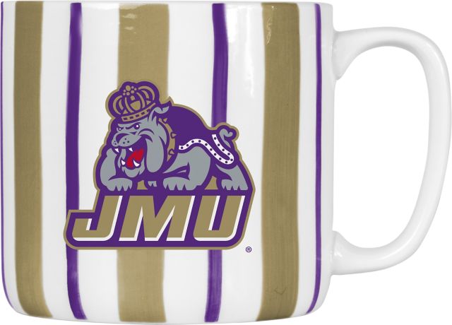 James Madison University 16oz Brushstroke Stripe Mug