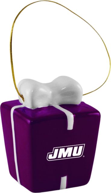James Madison University Present Ornament