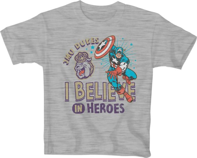 James Madison University Marvel Super Hero Day Youth Short Sleeve T-Shirt