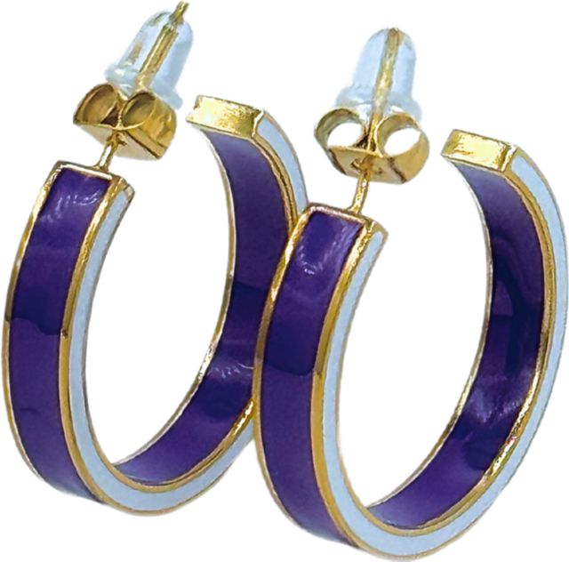 James Madison University Hoop Earrings