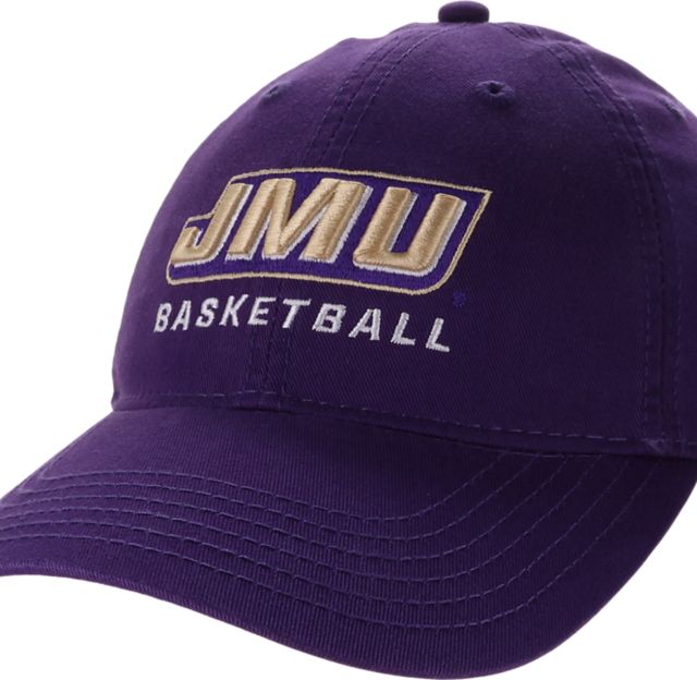 James Madison University Dukes Basketball Relaxed Twill Adjustable Cap