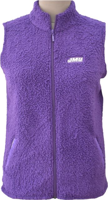 James Madison University Women's Full Zip Vest