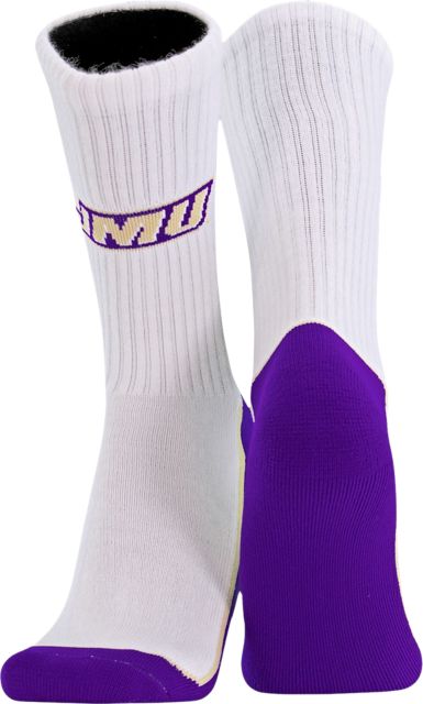 James Madison University Crew Socks