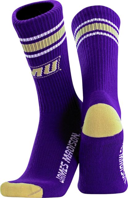 James Madison University Crew Socks