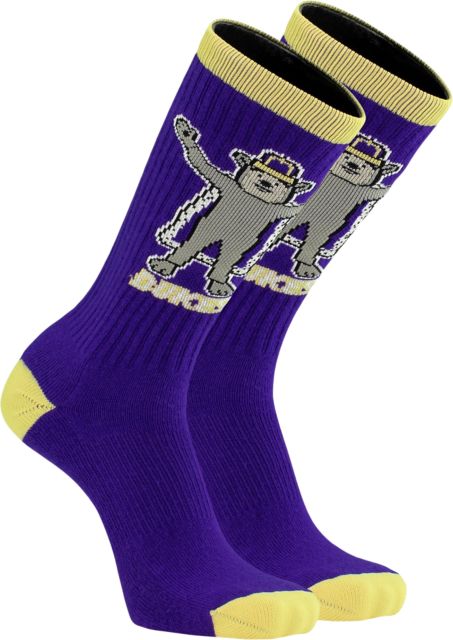 James Madison University Dukes Crew Socks