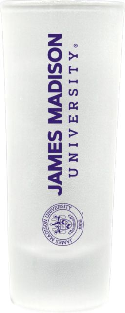 James Madison University Frosted Collector's Glass