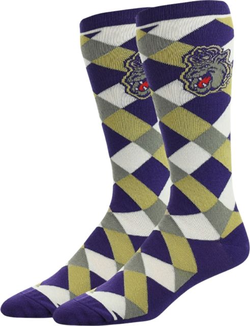 James Madison University Dukes Dress Socks