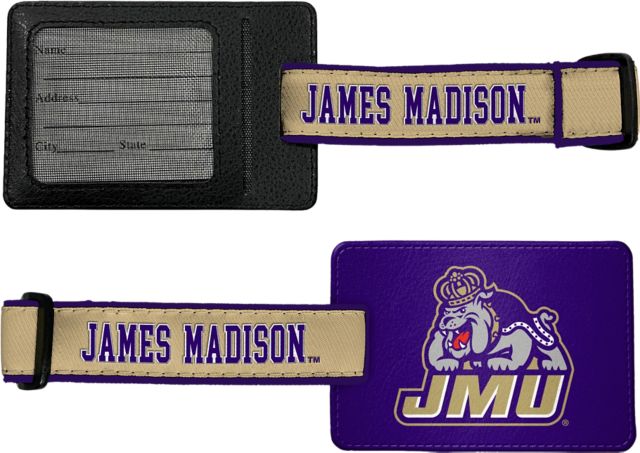 James Madison University Dukes Luggage Tag