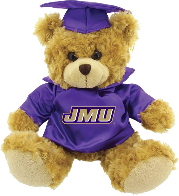 James Madison University 12'' Graduation Bear