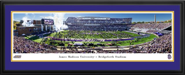 James Madison University Dukes Football Deluxe Framed Print