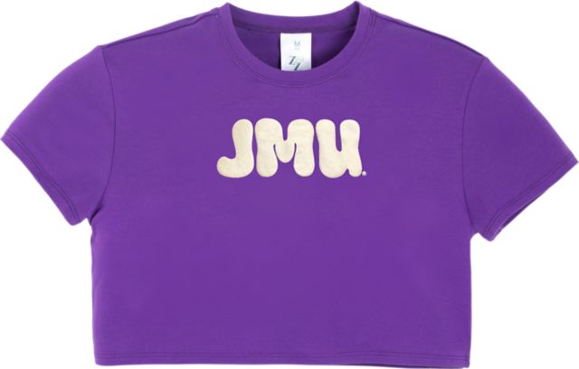 James Madison University Youth Boxy Crop Short Sleeve T-Shirt