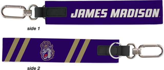 James Madison University Dukes Oversized Key Strap